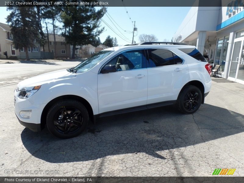 Summit White / Jet Black 2017 Chevrolet Equinox LT AWD