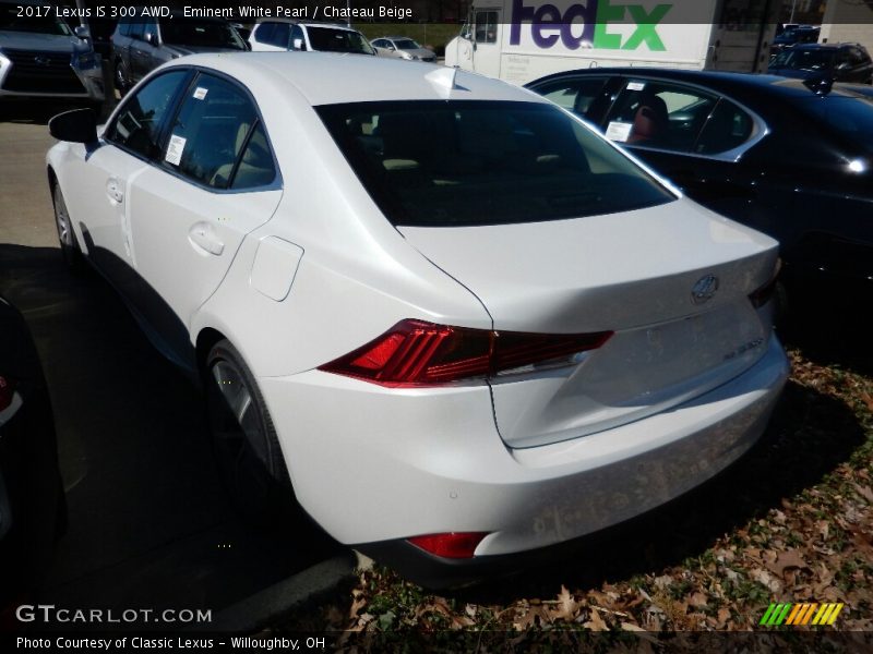 Eminent White Pearl / Chateau Beige 2017 Lexus IS 300 AWD