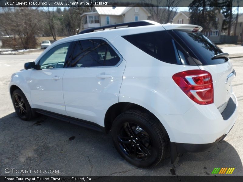 Summit White / Jet Black 2017 Chevrolet Equinox LT AWD