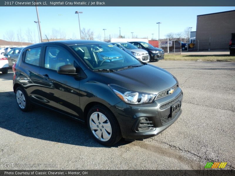 Nightfall Gray Metallic / Jet Black 2017 Chevrolet Spark LS