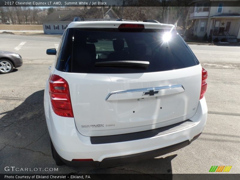 Summit White / Jet Black 2017 Chevrolet Equinox LT AWD