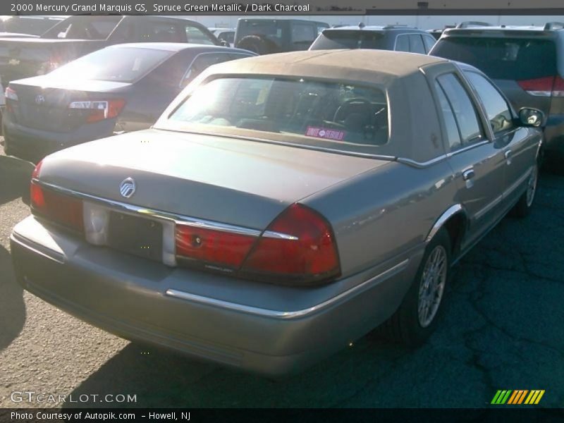 Spruce Green Metallic / Dark Charcoal 2000 Mercury Grand Marquis GS