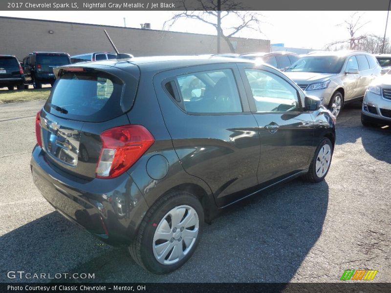 Nightfall Gray Metallic / Jet Black 2017 Chevrolet Spark LS