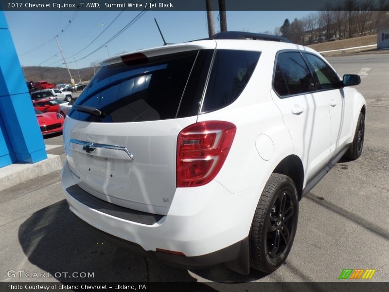 Summit White / Jet Black 2017 Chevrolet Equinox LT AWD