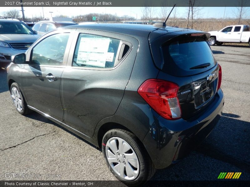 Nightfall Gray Metallic / Jet Black 2017 Chevrolet Spark LS