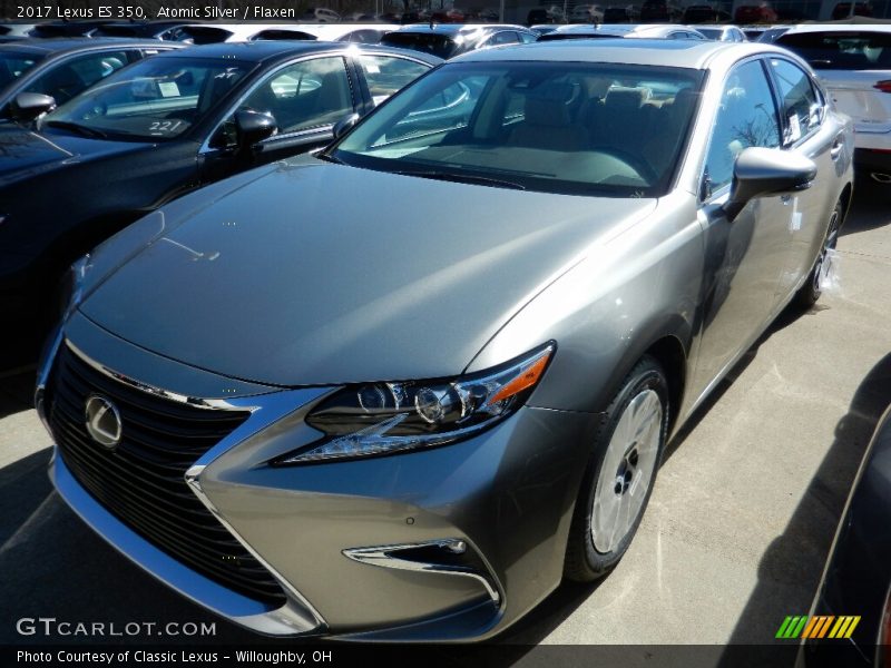 Atomic Silver / Flaxen 2017 Lexus ES 350