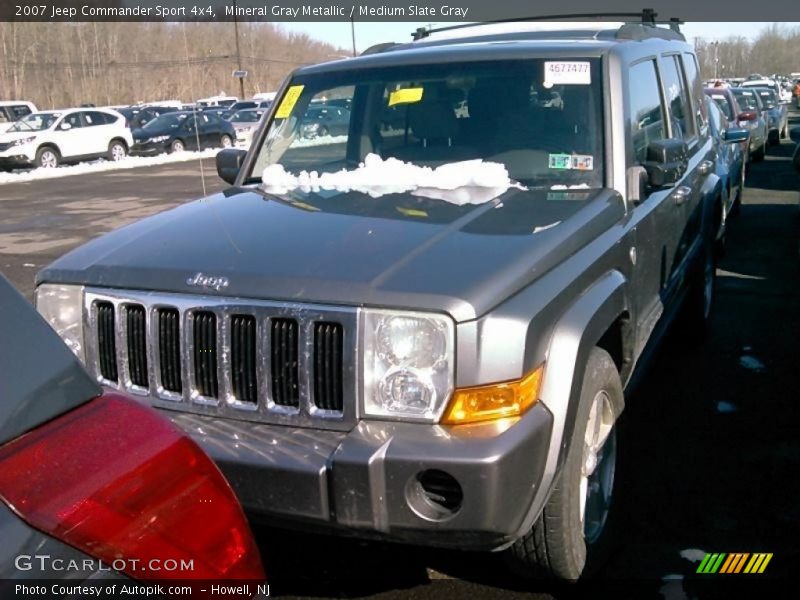 Mineral Gray Metallic / Medium Slate Gray 2007 Jeep Commander Sport 4x4