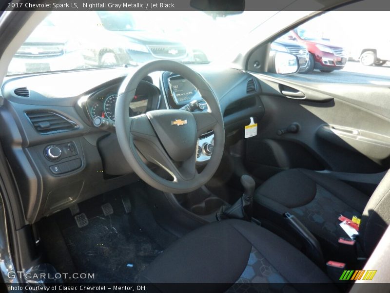 Nightfall Gray Metallic / Jet Black 2017 Chevrolet Spark LS