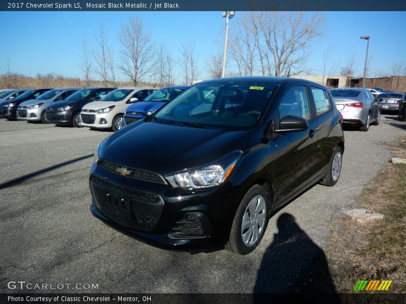 Mosaic Black Metallic / Jet Black 2017 Chevrolet Spark LS