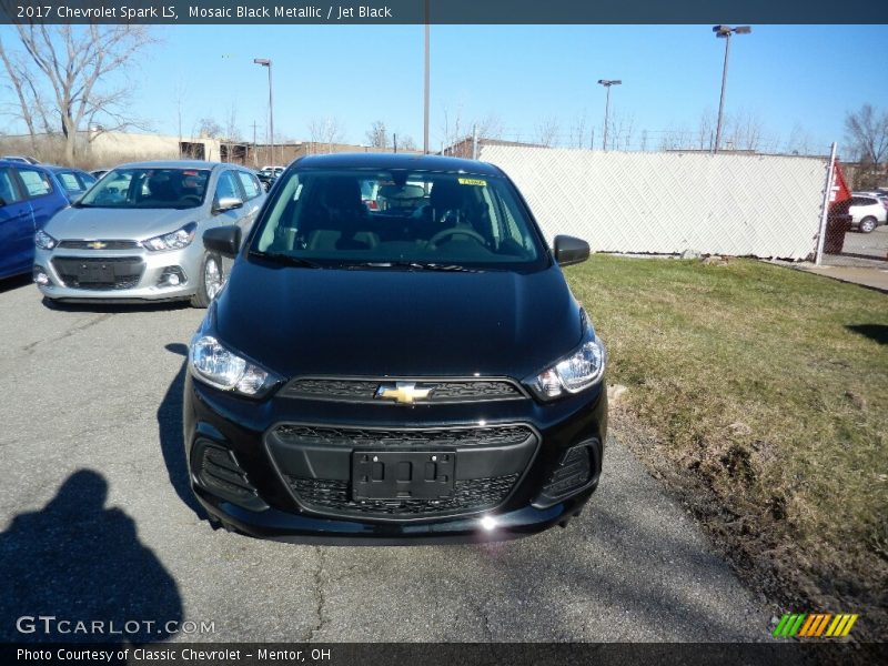 Mosaic Black Metallic / Jet Black 2017 Chevrolet Spark LS