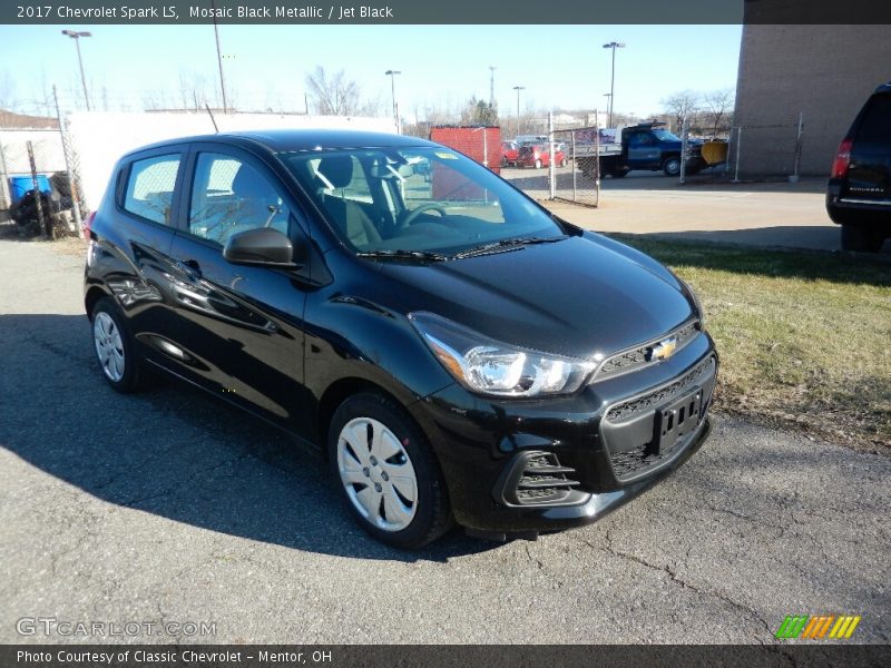 Mosaic Black Metallic / Jet Black 2017 Chevrolet Spark LS