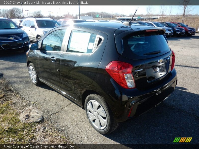 Mosaic Black Metallic / Jet Black 2017 Chevrolet Spark LS