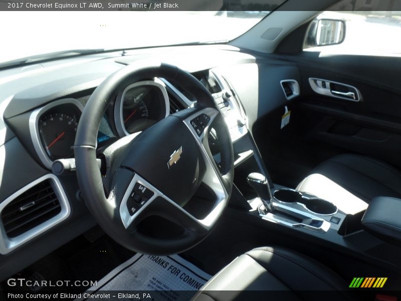 Summit White / Jet Black 2017 Chevrolet Equinox LT AWD