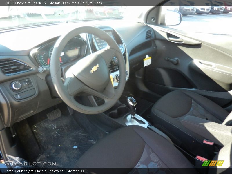 Mosaic Black Metallic / Jet Black 2017 Chevrolet Spark LS