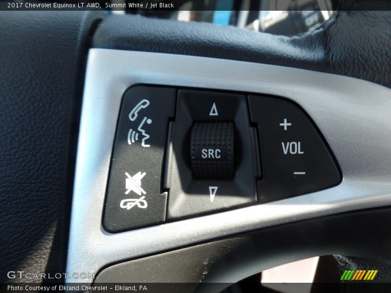 Summit White / Jet Black 2017 Chevrolet Equinox LT AWD