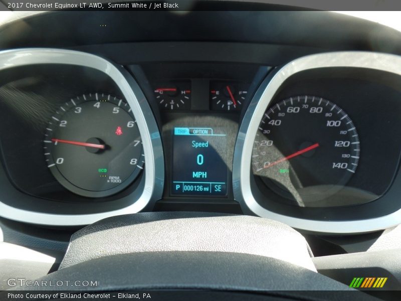 Summit White / Jet Black 2017 Chevrolet Equinox LT AWD
