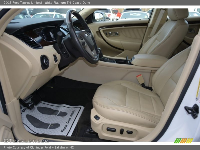 White Platinum Tri-Coat / Dune 2013 Ford Taurus Limited