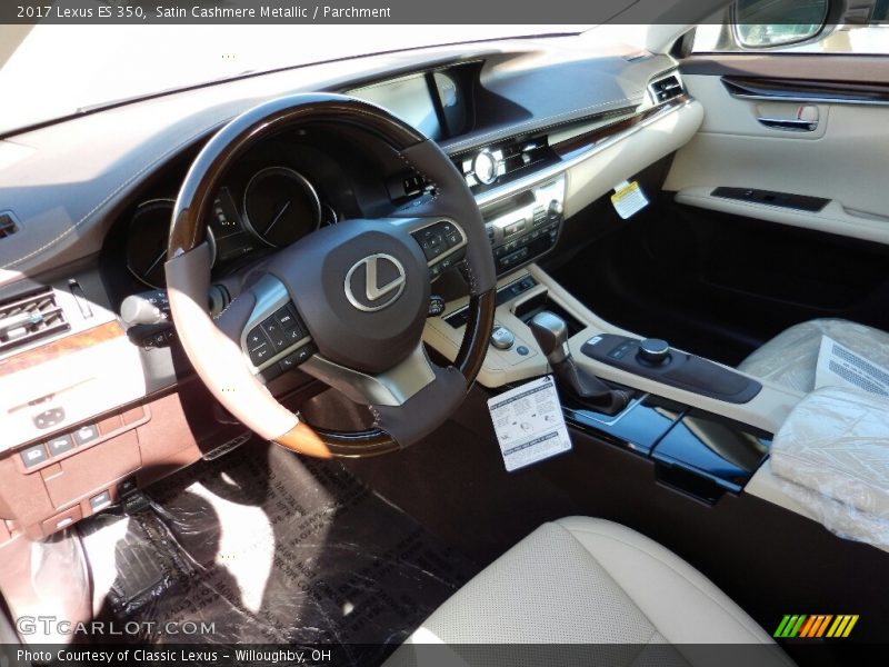 Satin Cashmere Metallic / Parchment 2017 Lexus ES 350