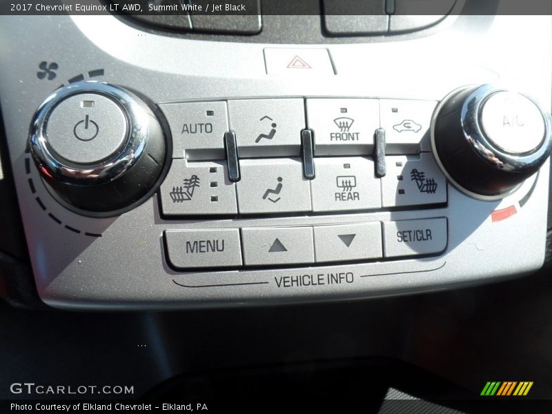 Summit White / Jet Black 2017 Chevrolet Equinox LT AWD