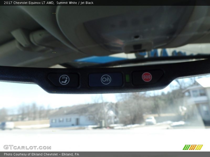 Summit White / Jet Black 2017 Chevrolet Equinox LT AWD