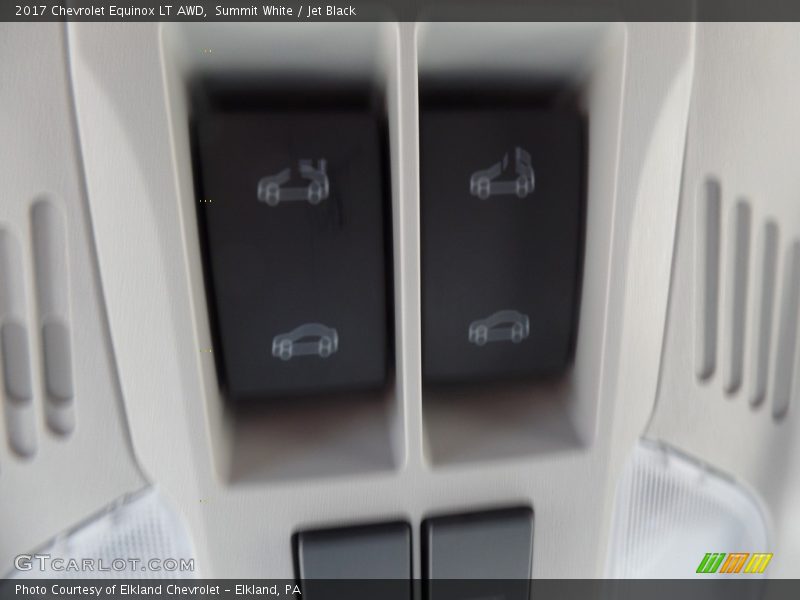 Summit White / Jet Black 2017 Chevrolet Equinox LT AWD