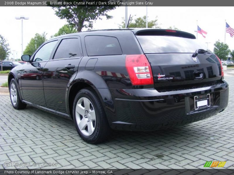 Brilliant Black Crystal Pearl / Dark Slate Gray/Light Slate Gray 2008 Dodge Magnum SE