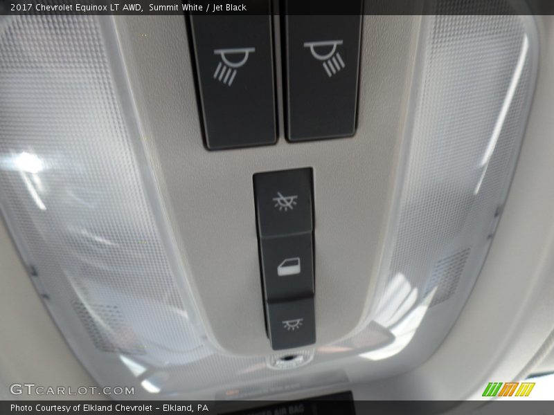 Summit White / Jet Black 2017 Chevrolet Equinox LT AWD