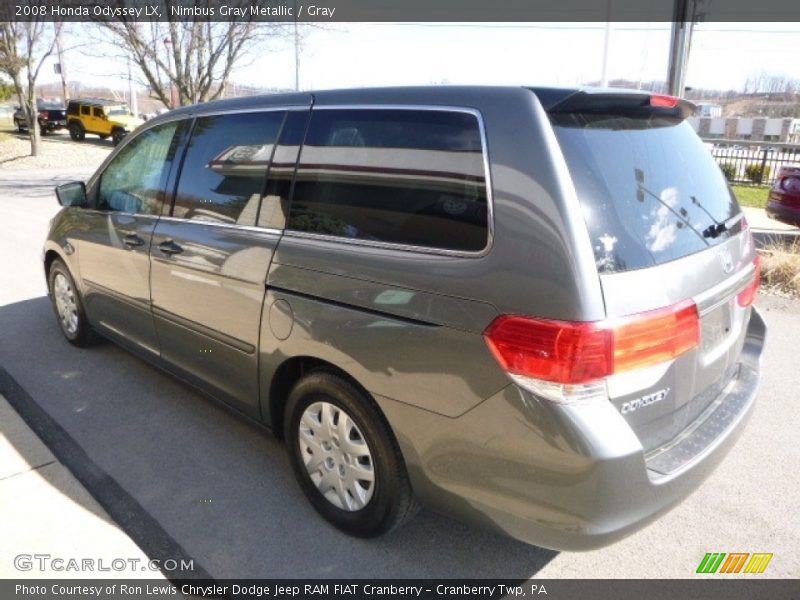 Nimbus Gray Metallic / Gray 2008 Honda Odyssey LX