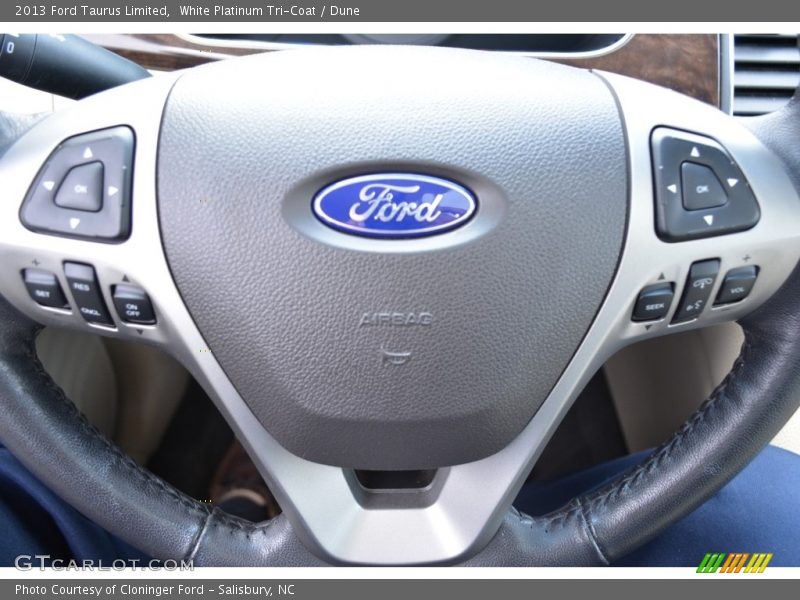 White Platinum Tri-Coat / Dune 2013 Ford Taurus Limited