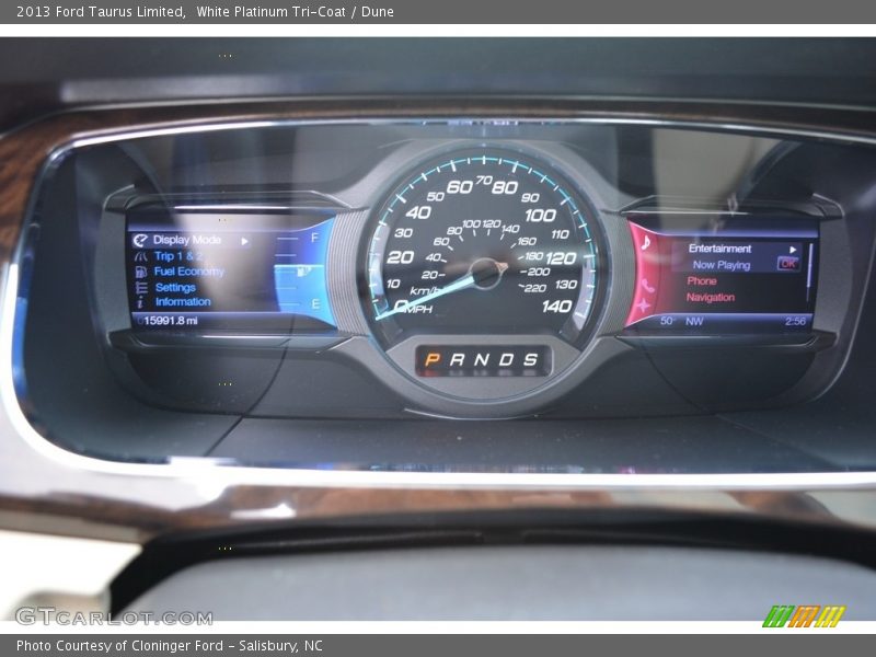 White Platinum Tri-Coat / Dune 2013 Ford Taurus Limited