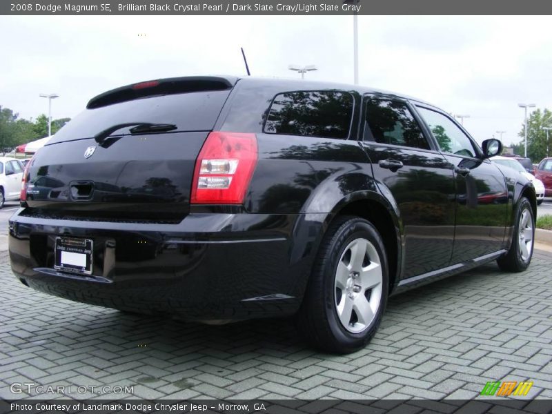 Brilliant Black Crystal Pearl / Dark Slate Gray/Light Slate Gray 2008 Dodge Magnum SE