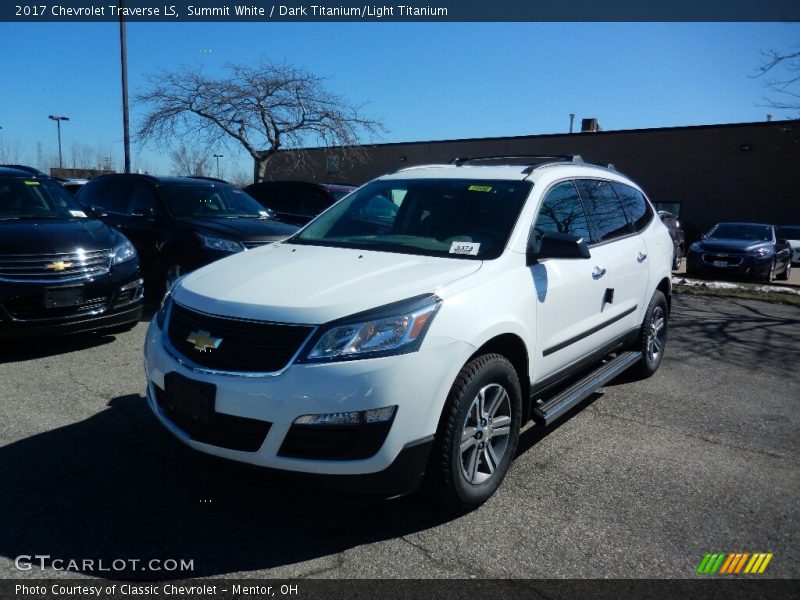 Summit White / Dark Titanium/Light Titanium 2017 Chevrolet Traverse LS