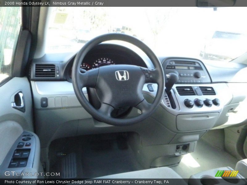 Nimbus Gray Metallic / Gray 2008 Honda Odyssey LX