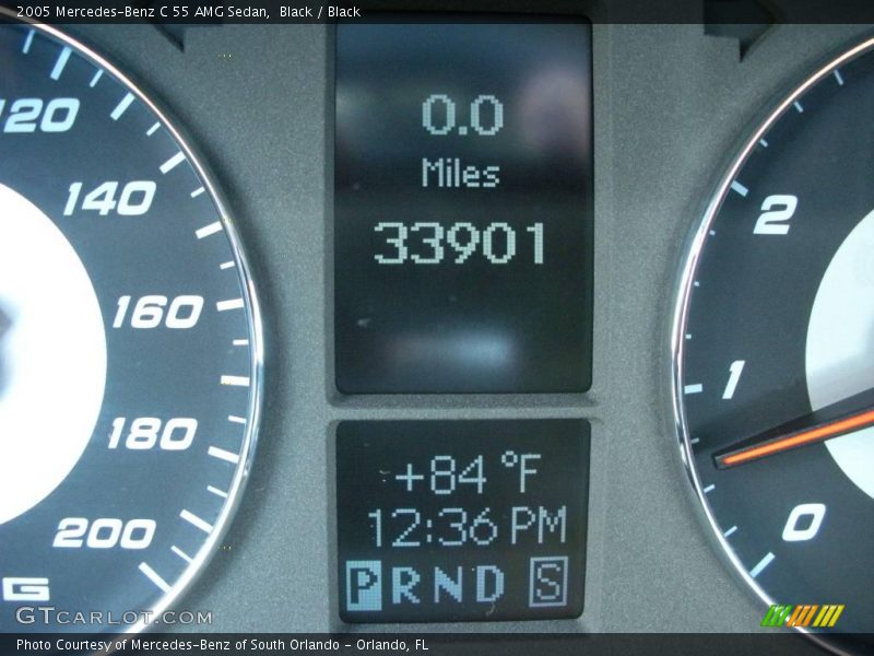 Black / Black 2005 Mercedes-Benz C 55 AMG Sedan