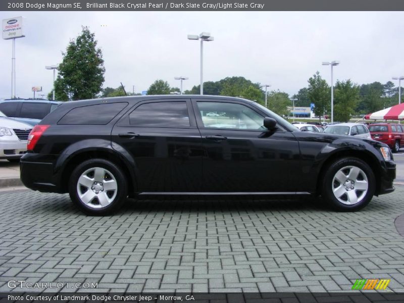 Brilliant Black Crystal Pearl / Dark Slate Gray/Light Slate Gray 2008 Dodge Magnum SE