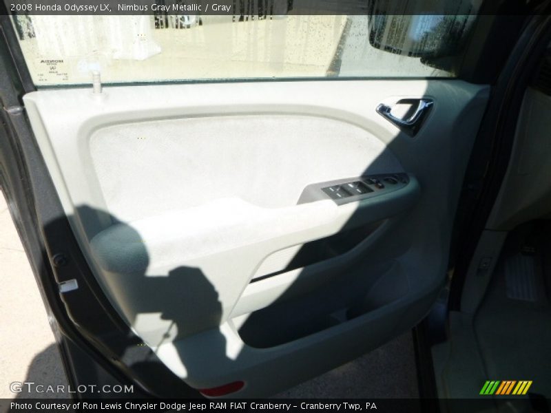 Nimbus Gray Metallic / Gray 2008 Honda Odyssey LX