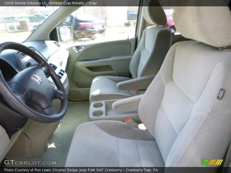 Nimbus Gray Metallic / Gray 2008 Honda Odyssey LX