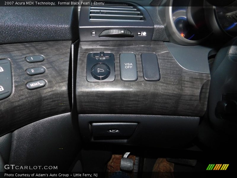 Formal Black Pearl / Ebony 2007 Acura MDX Technology