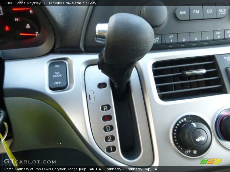 Nimbus Gray Metallic / Gray 2008 Honda Odyssey LX