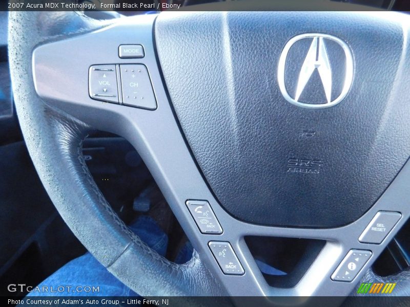 Formal Black Pearl / Ebony 2007 Acura MDX Technology