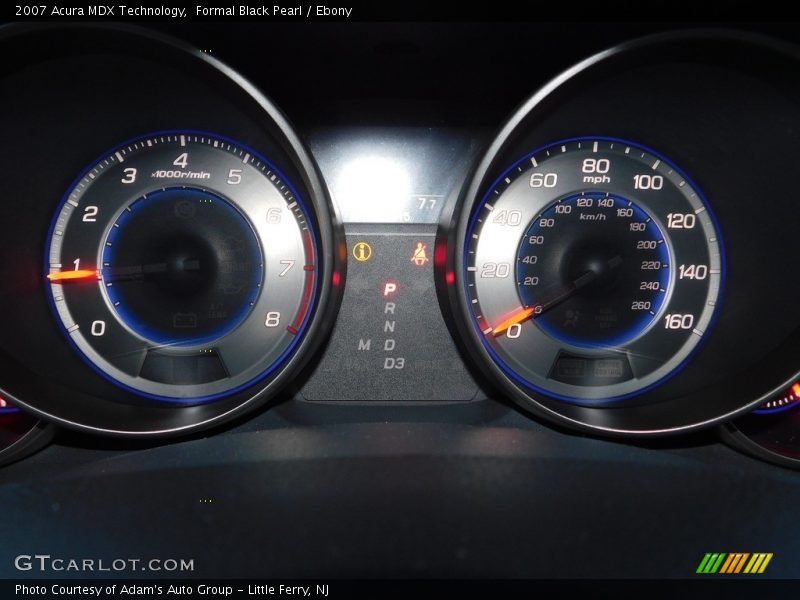 Formal Black Pearl / Ebony 2007 Acura MDX Technology