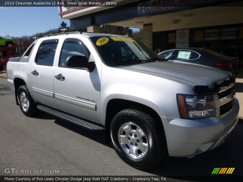 Sheer Silver Metallic / Ebony 2010 Chevrolet Avalanche LS 4x4