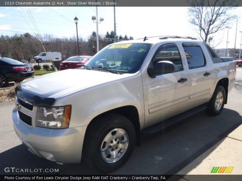 Sheer Silver Metallic / Ebony 2010 Chevrolet Avalanche LS 4x4