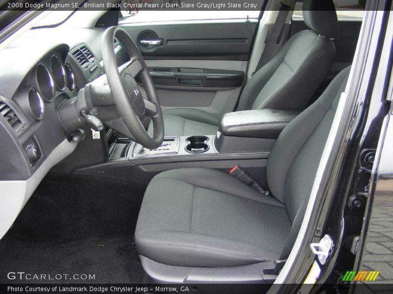 Brilliant Black Crystal Pearl / Dark Slate Gray/Light Slate Gray 2008 Dodge Magnum SE