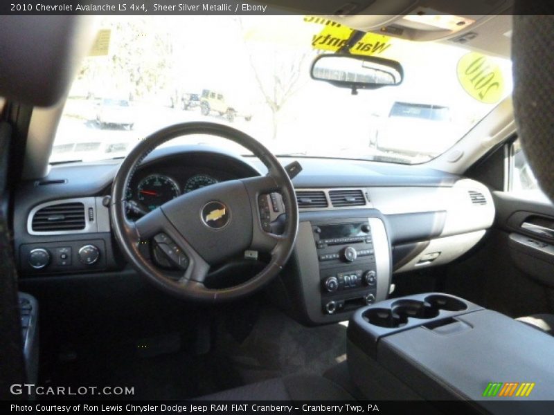 Sheer Silver Metallic / Ebony 2010 Chevrolet Avalanche LS 4x4