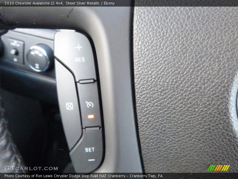 Sheer Silver Metallic / Ebony 2010 Chevrolet Avalanche LS 4x4