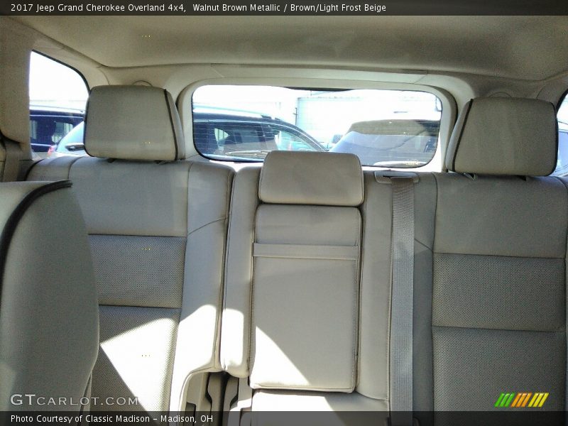 Walnut Brown Metallic / Brown/Light Frost Beige 2017 Jeep Grand Cherokee Overland 4x4