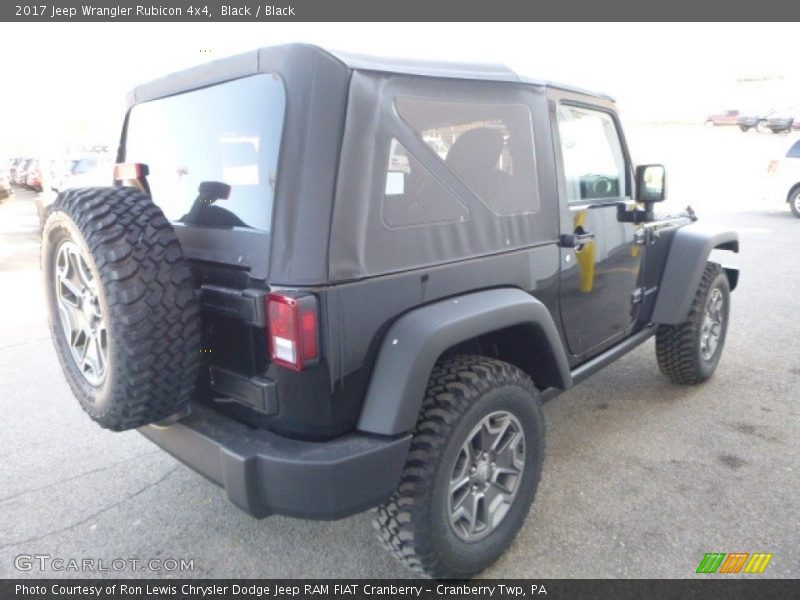 Black / Black 2017 Jeep Wrangler Rubicon 4x4