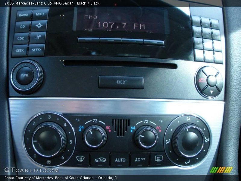 Black / Black 2005 Mercedes-Benz C 55 AMG Sedan