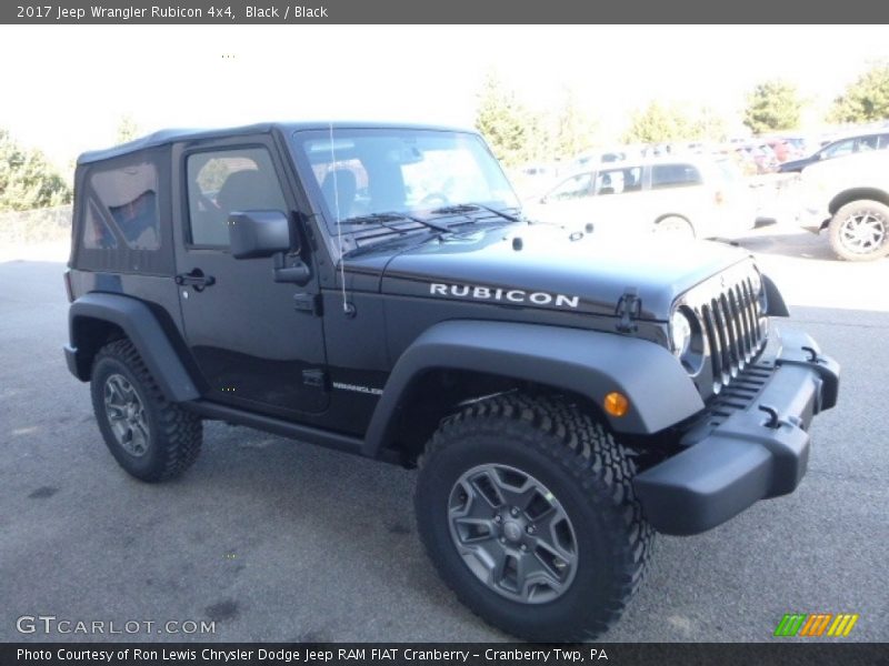 Black / Black 2017 Jeep Wrangler Rubicon 4x4